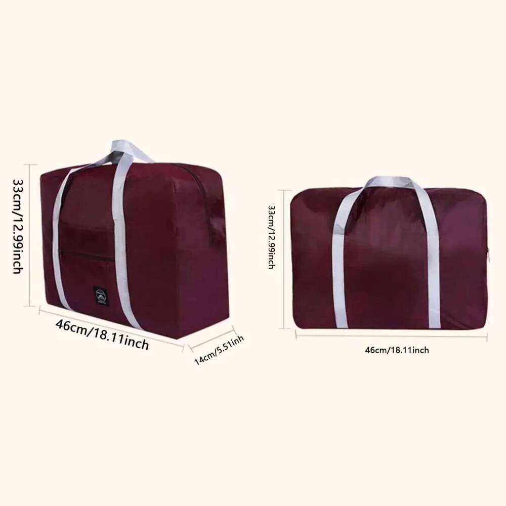 1PC-Folding airplane boarding storage bag, large capacity hand luggage, travel bag Y260225