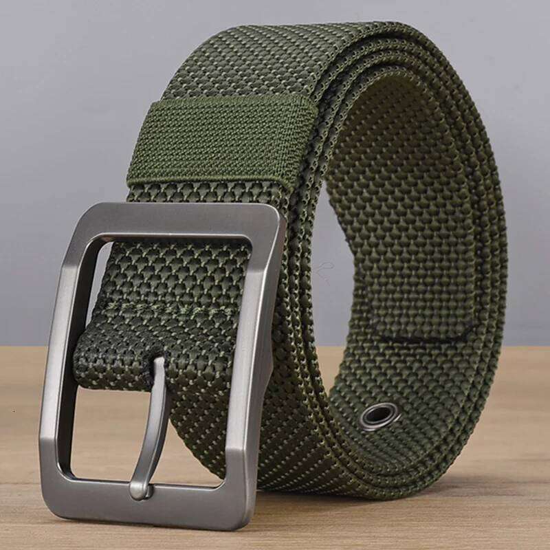 Fashion Men's Alloy Needle Buckle Student Versatile Trendy Outdoor Sports Belt Y260225