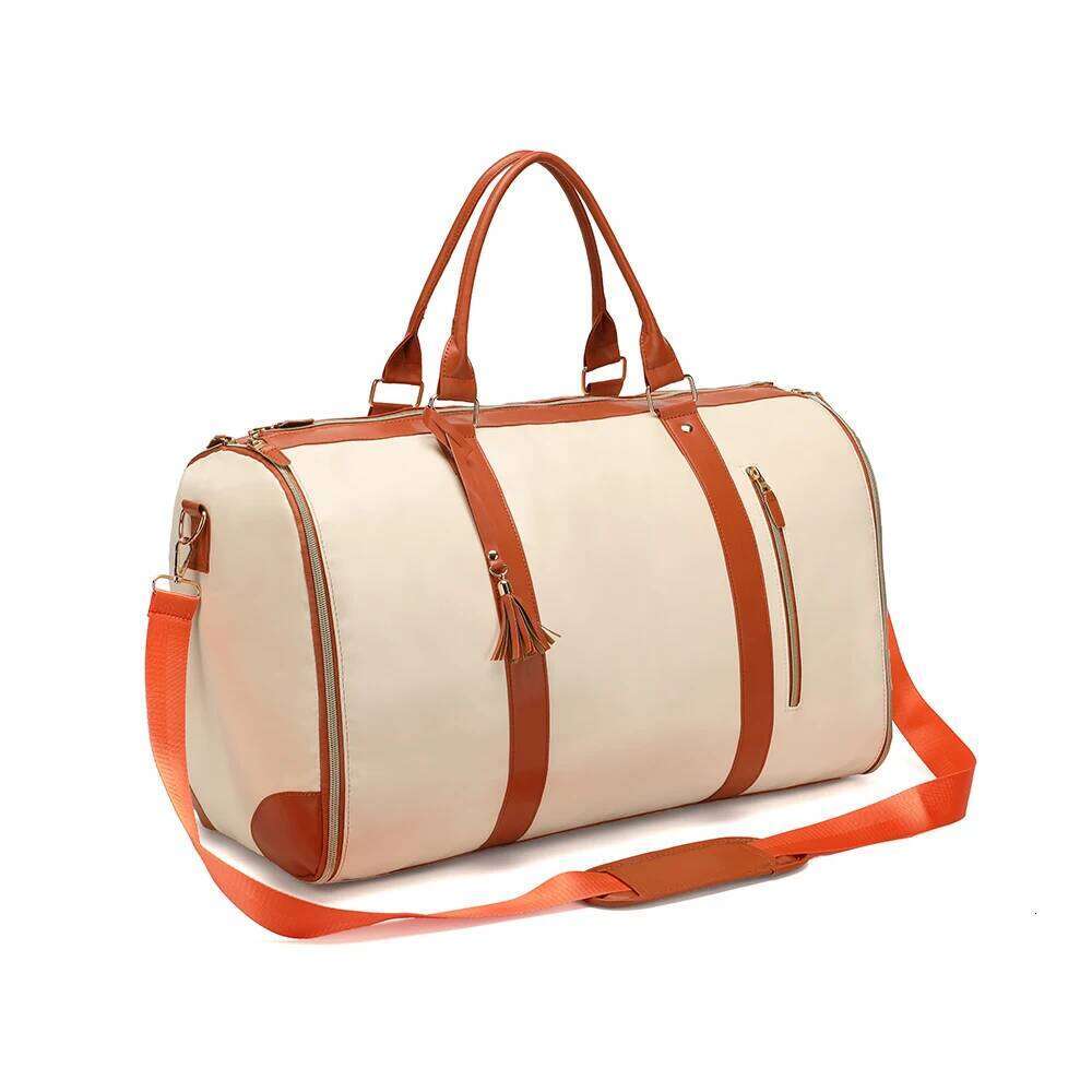 Fashion Large PU Folding Suit Storage Bag Women High Capacity Luggage Handbag Travel Sport Outdoor Multi Function Organizer Y260225