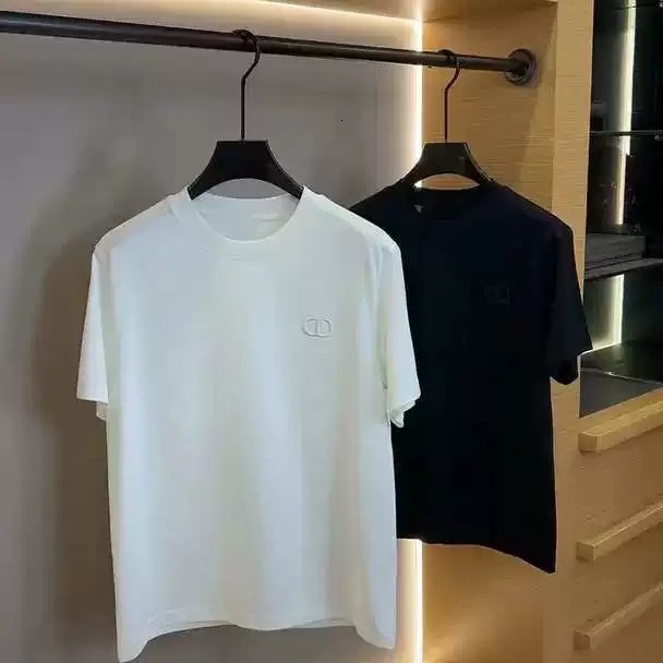 2026 New Designers High-end Summer Men's Fashion Round-neck Short-sleeve Multi-functional Luxury Loose Fit Trendy Embroidered T-shirt