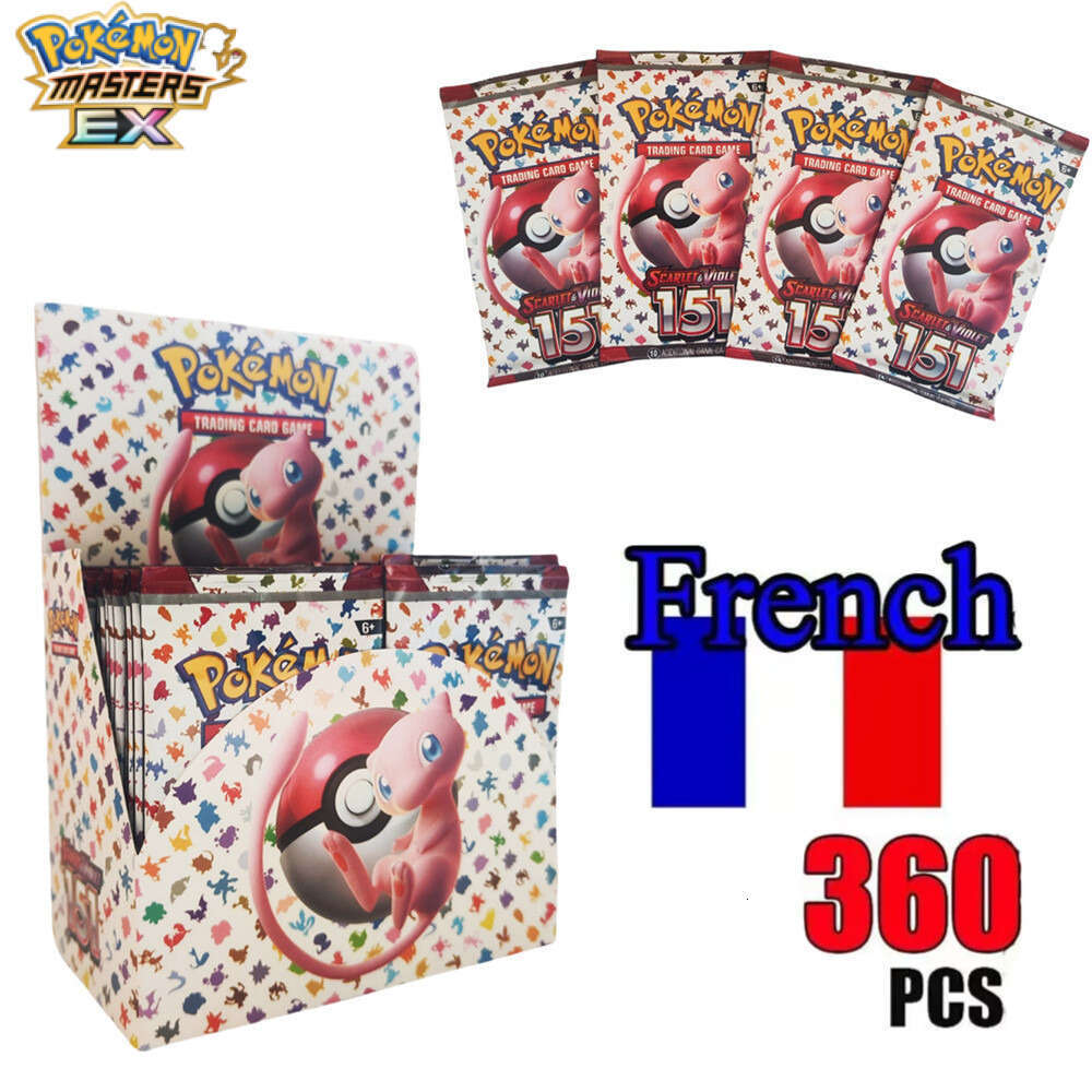 French 360 Pokmon Booster Pack Sword and Shield Series Blind Box Pet Flash Cards w260225