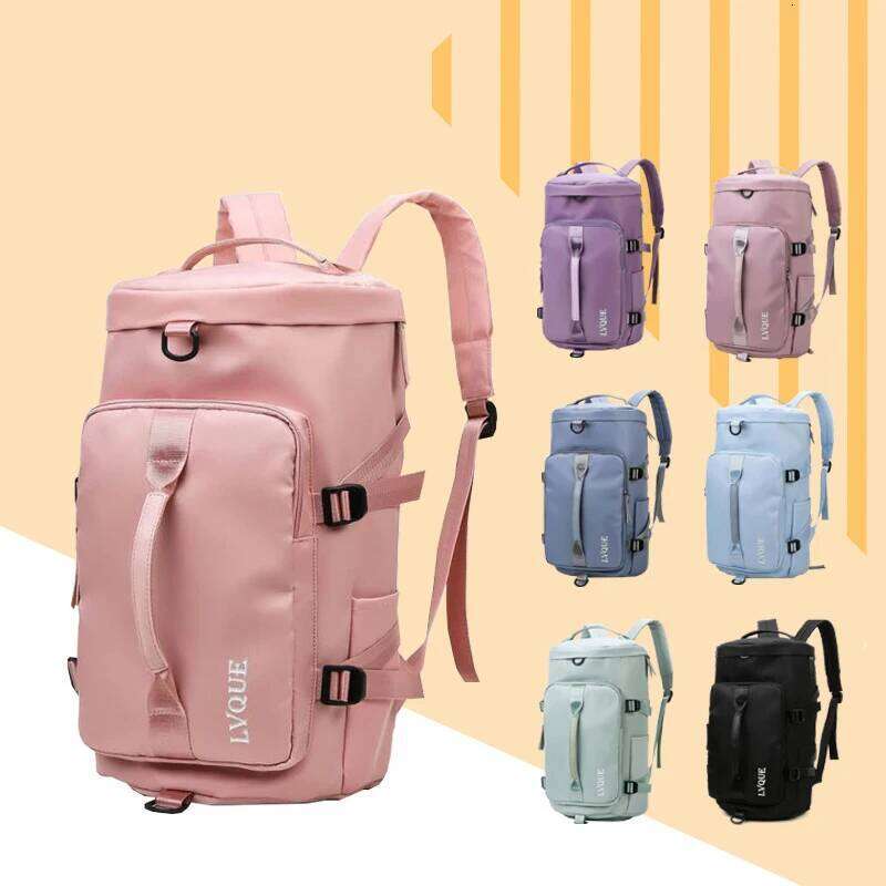 Large Capacity Storage Travel Bag Tote Carry On Backpack Luggage Handbag Waterproof Duffel Women Oxford Shoulder Bags Y260225