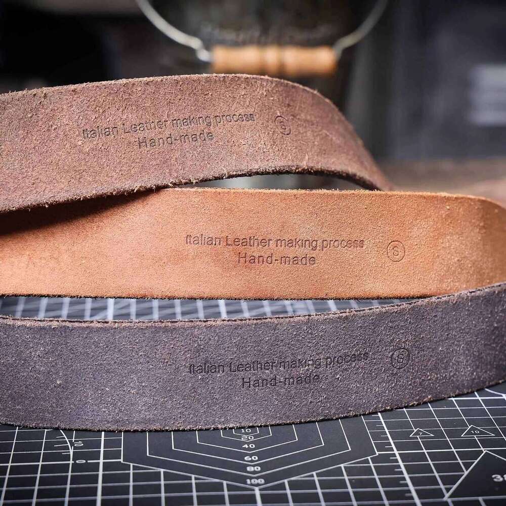 Genuine Men's Cowhide Belts Stainless Steel Buckle, Italian Thickened Leather With Box,Ideal Choice For Gift Y260225