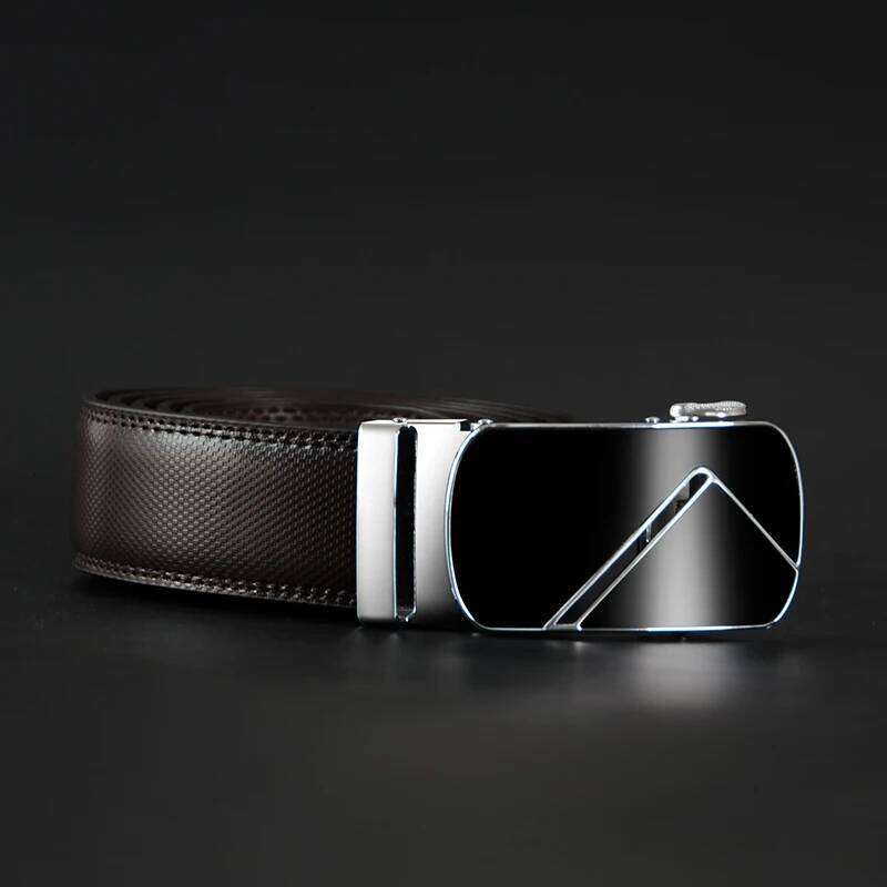 COWATHER Metal Cow Genuine Men's Belt Cowhide Belts for Men Automatic Buckle Male Strap Fashion Leather Straps Y260225