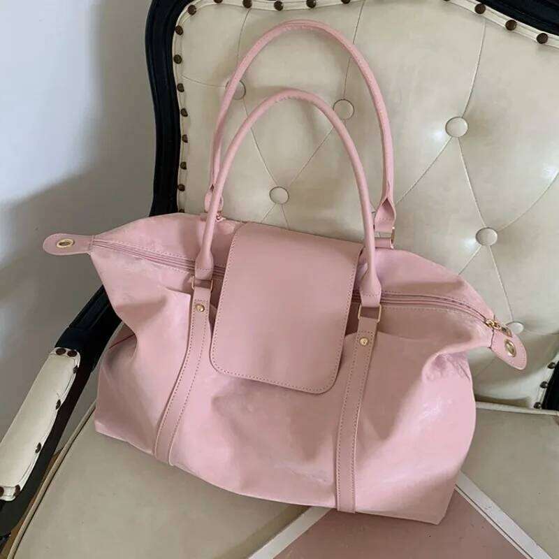 Large Capacity Women's Short-distance Portable Business Trip Storage Fitness Travel Light Luggage Bag Y260225