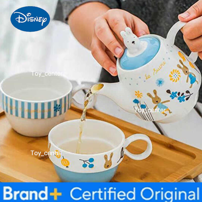 Cartoon teapot set Ceramic tea set with hand tea set Sugar rabbit mother pot with filter Christmas gift H260225