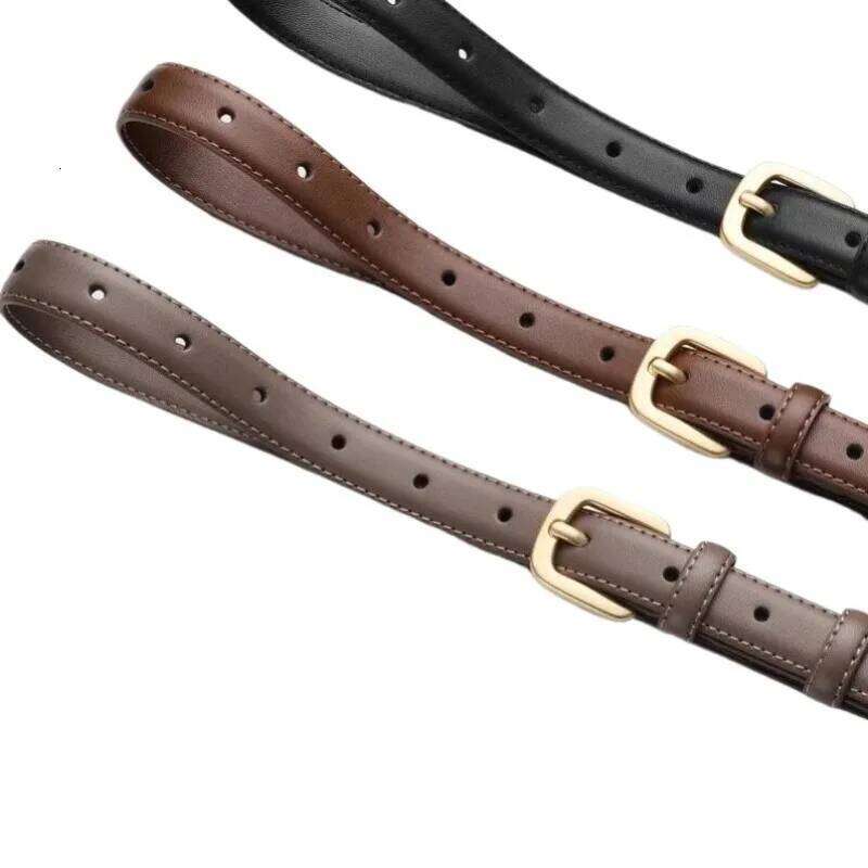 Casual Fashion with Simple and High-end Feel, Needle Buckle Double Loop Belt Suitable for Daily Wear Y260225