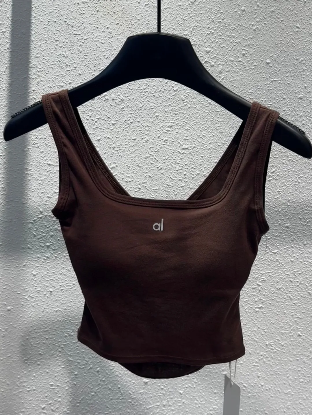 Designer Womens Cross Yoga Sports Tops Vest Luxury Slim Fit Sleeveless Vests With Pad Summer Cotton Tees Outside Wearing Tank Top Clothing T Shirt US 