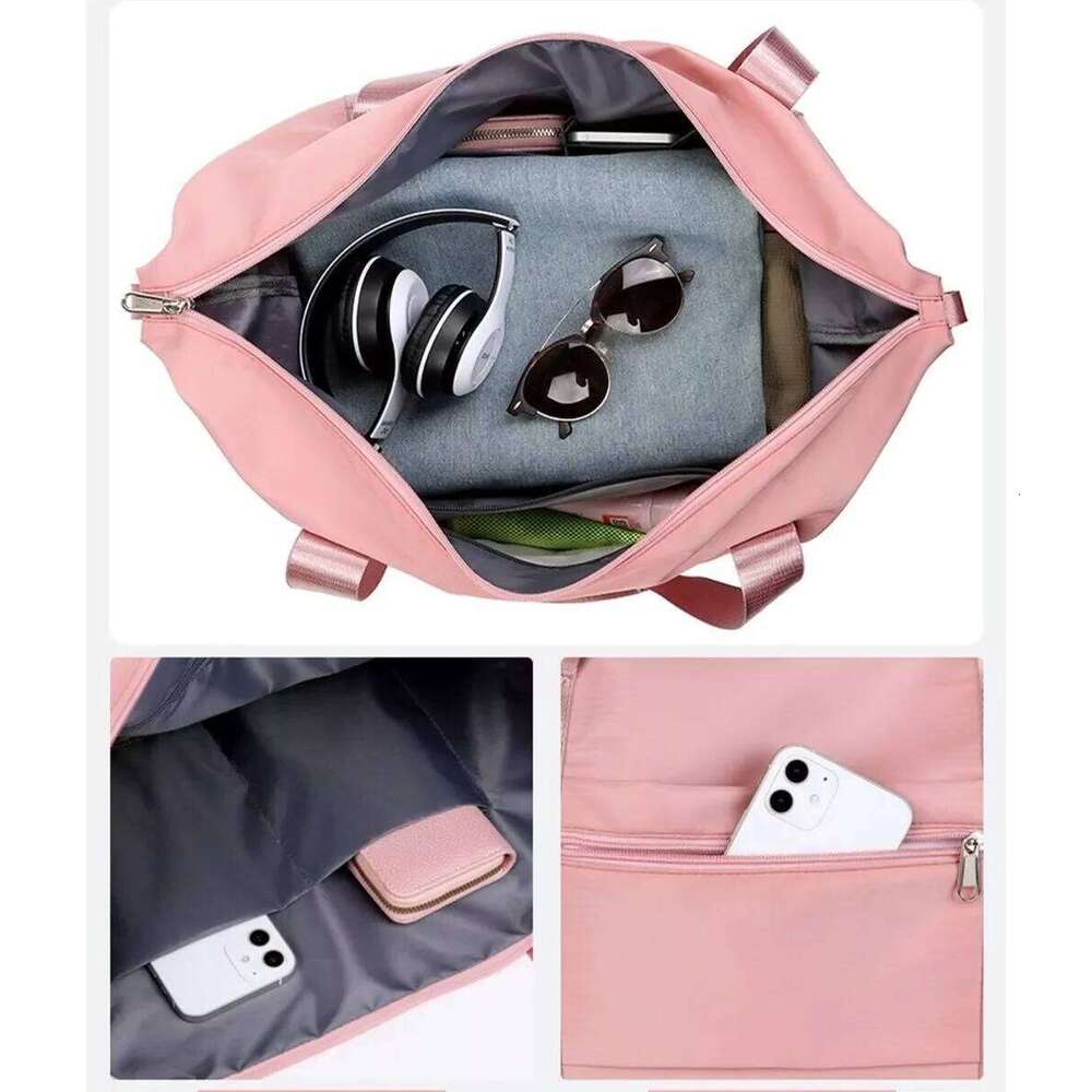 Foldable with Wet & Dry Pockets Fitness Sports Bag Large Capacity Shoulder for Travel Luggage Y260225