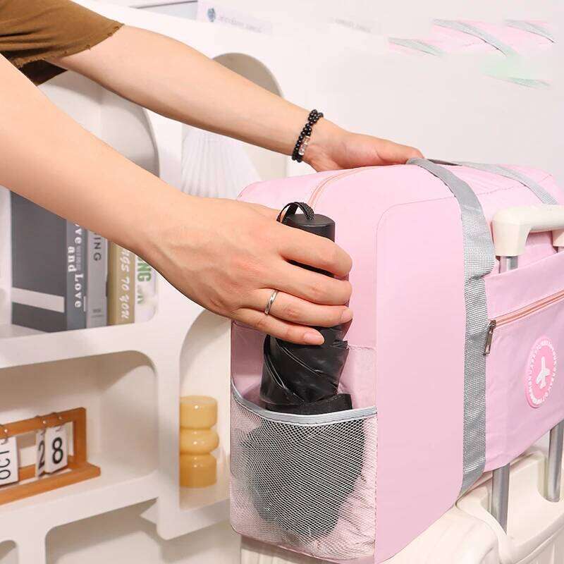 Large-Capacity Handbag Travel; Fashionable Foldable Trolley Luggage Bag; Multifunctional Portable Travel for Men and Women, Fitness Bag Y260225