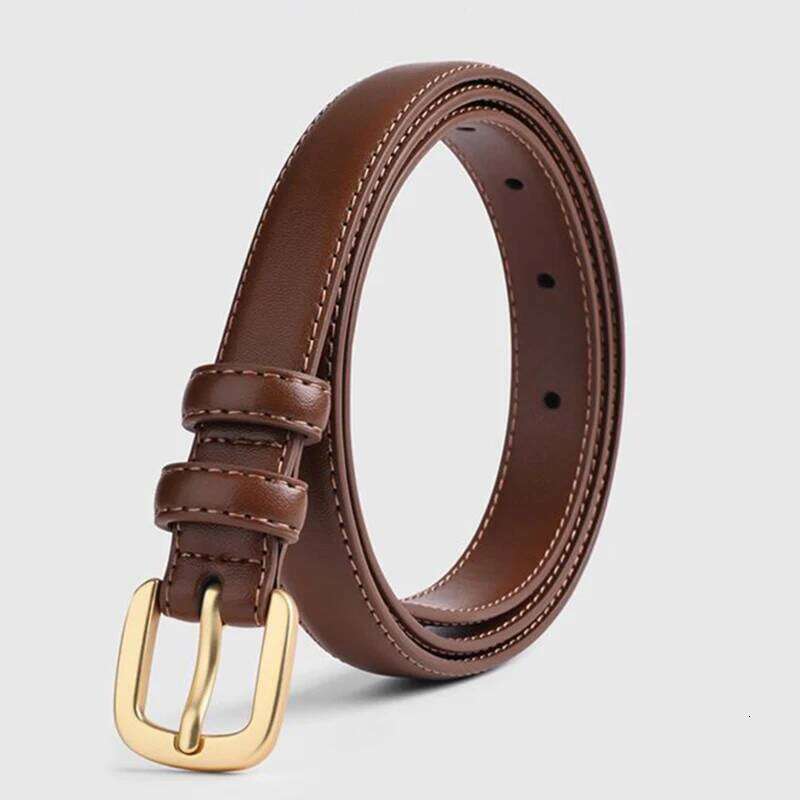 Fashion Women Retro Needle Buckle PU Leather Trend Belt High Quality Strap Y260225