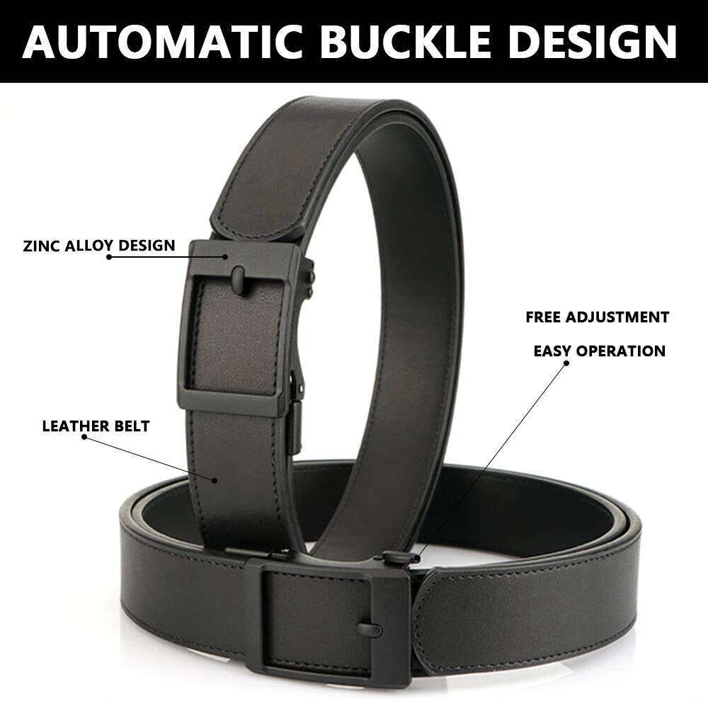 TUSHI Official Policemen Leather Tactical Strong Military Army Rust-Proof Metal Quick Release Buckle Outdoor Work Belt Y260225