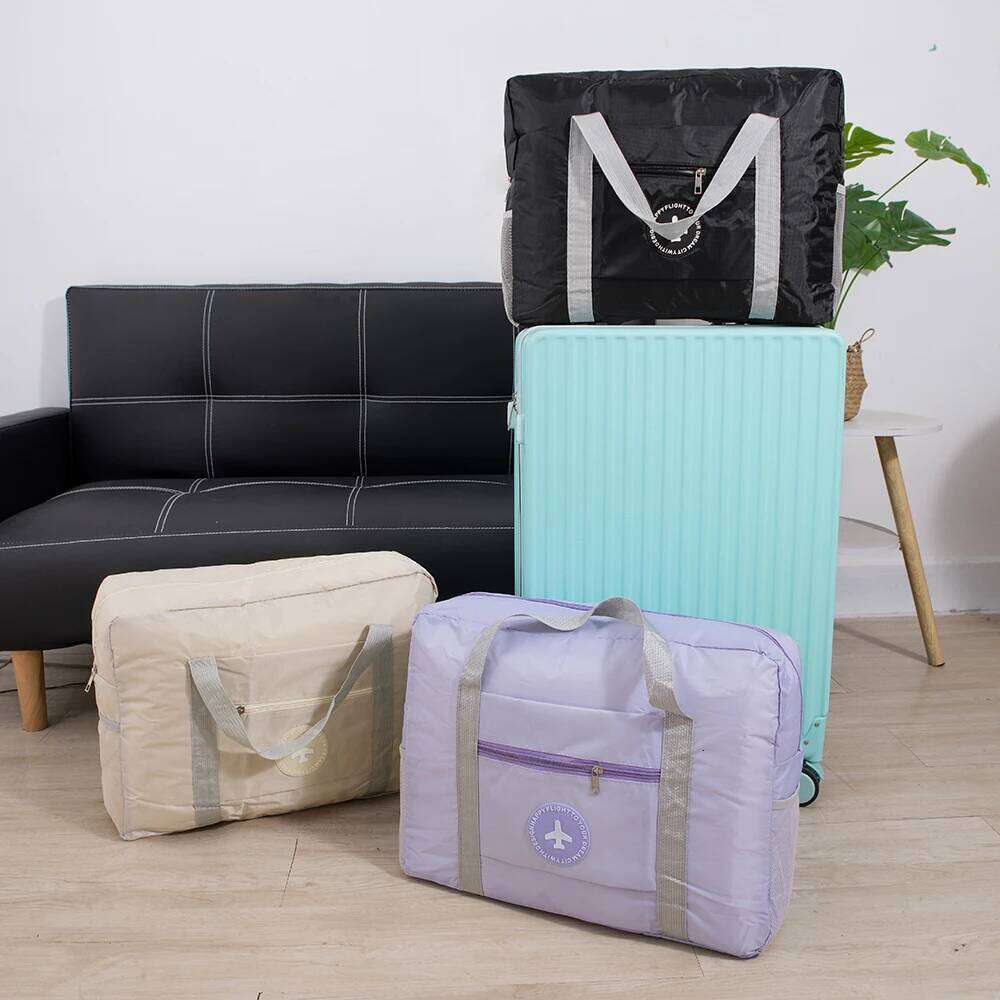 Large Capacity Foldable Travel Portable Handheld Luggage Short Distance Simple Waiting for Delivery Storage Bag Y260225