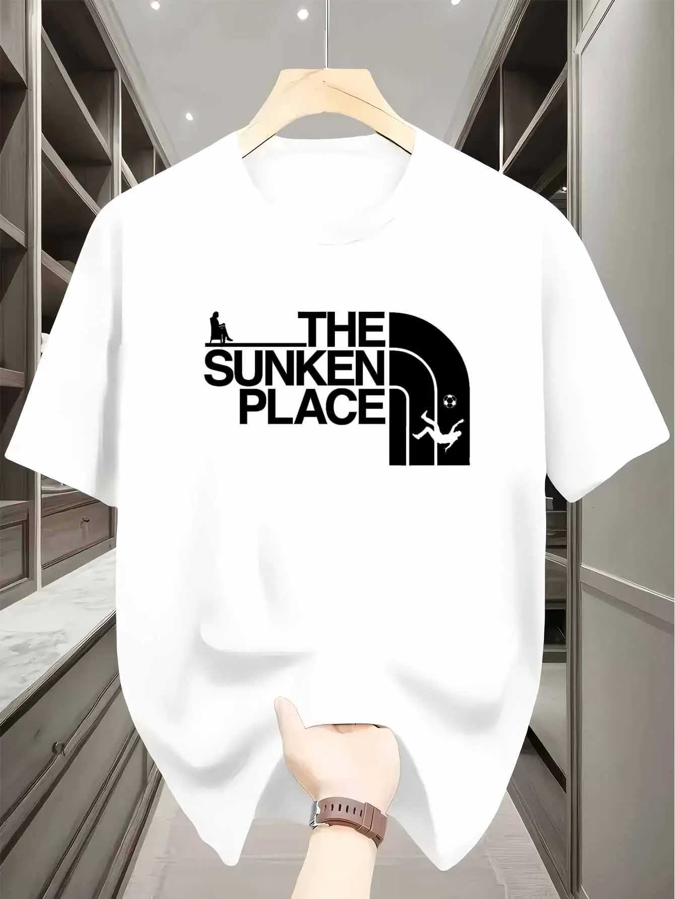 Men's Humorous Graphic Print Crew Neck T-Shirt | Premium Cotton Casual Short Sleeve Tee for Streetwear StyleT260225