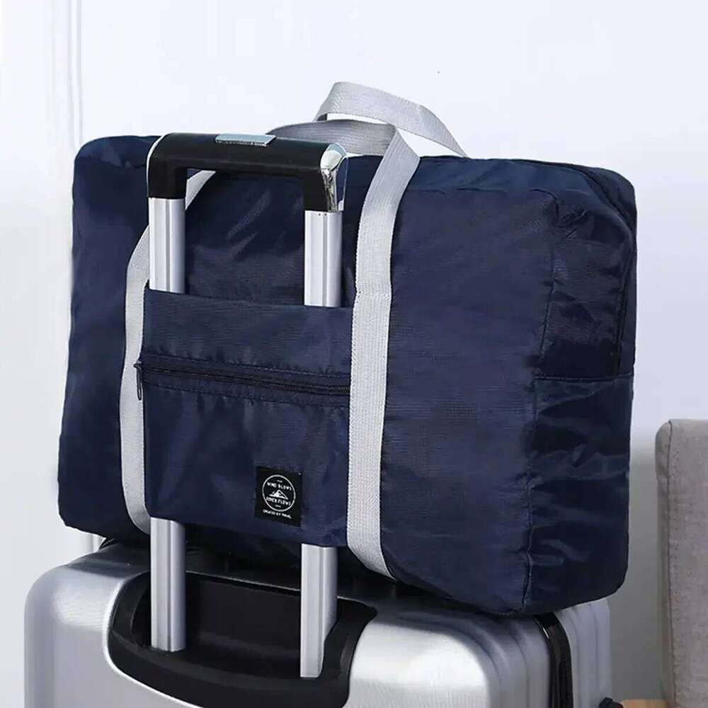 1PC-Folding airplane boarding storage bag, large capacity hand luggage, travel bag Y260225