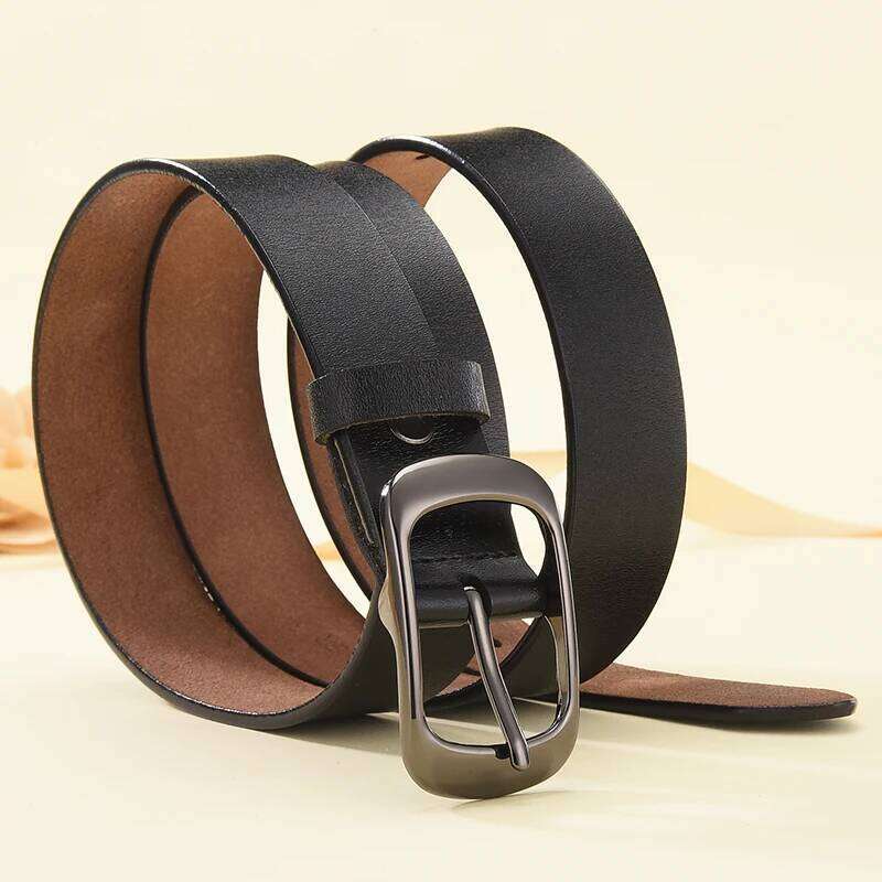 DINISITON New Girls Leather Adjustable Belts Fashion Design Casual Style Jeans Belt Accessories Y260225