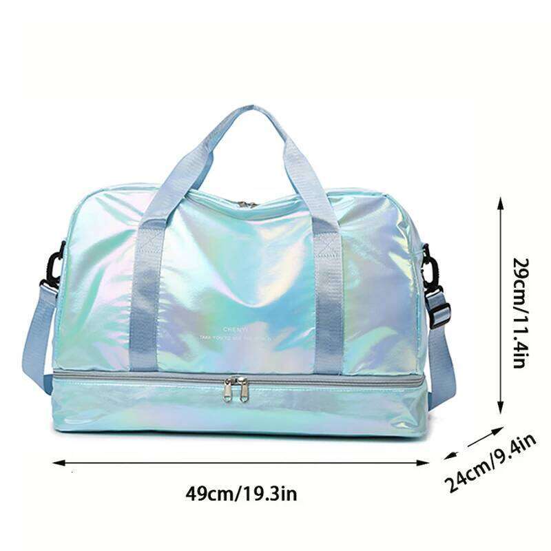 Fashionable Large Capacity Luggage Bag,Lightweight Nylon Weekend Tote Bag,Suitable for Gym,Sports,And Overnight Travel Y260225