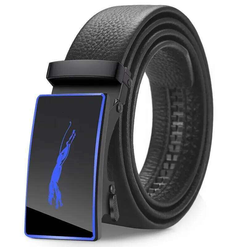 Fashion Business Men's Genuine Luxury Brand Metal Buckle High-Quality PU Leather Soft Belt With Cargo Pants Jeans Y260225