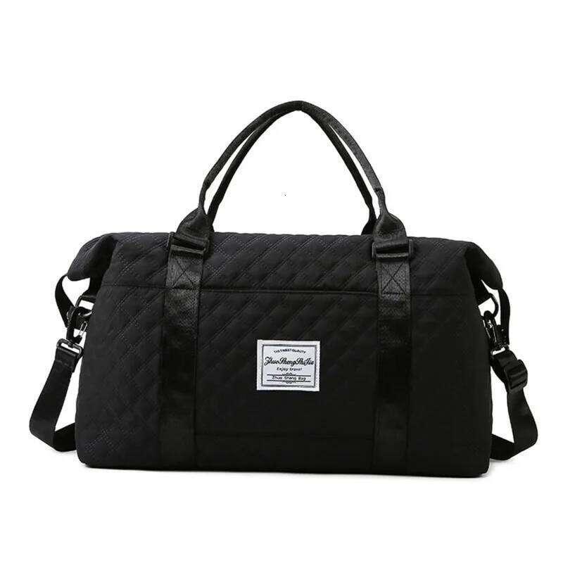 Carry On Travel Bag Large Capacity Weekender Overnight Duffle with Shoe Compartment Sports Fitness Bags Handbag for Women Y260225