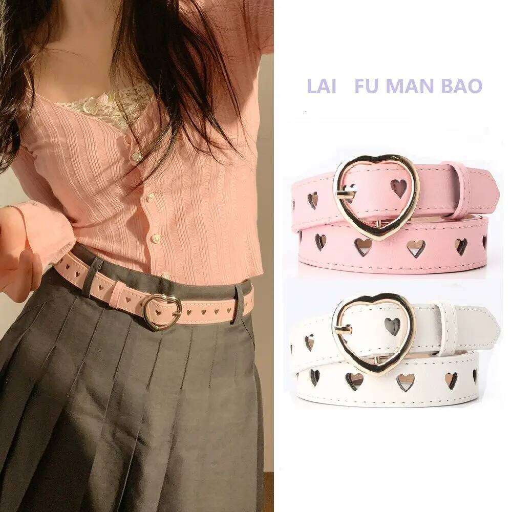 Fashion Europe and the United States full hole female hip-hop punk trend double row cool belt chain decoration wide male Y260225