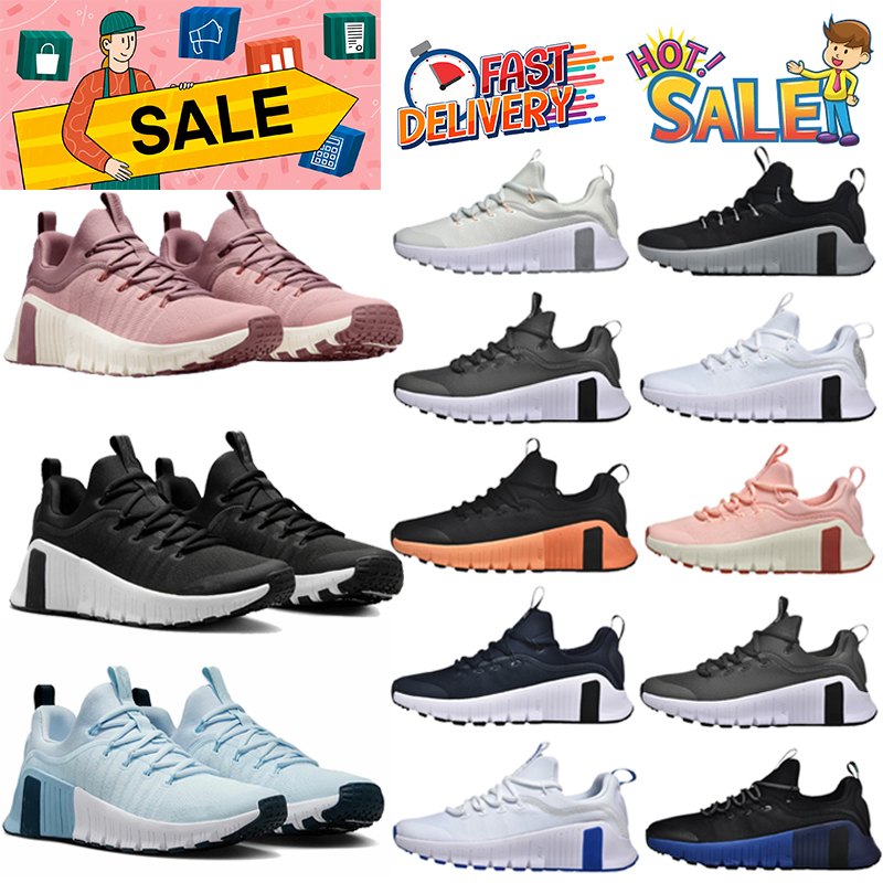 Designer Free Metcon 6 Running Shoes Womens Mens Trainers Triple Black Anthracite White Light Lemon Twist Jogging Outdoor Sneakers Sports Chaussure 36-46