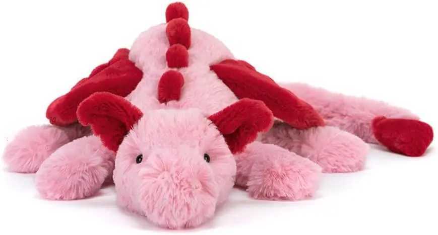 Dragon Plush Toy 20 inches Large Pink and Red Plush Toy X260225