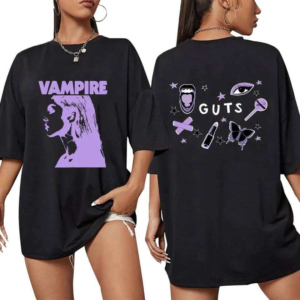2025 Olivia Male Female Rodrigo Singer Cotton Clothes Fashion Short Sleeve O Neck Tees Unique Men Clothing Shirts Graphic Tee C260225