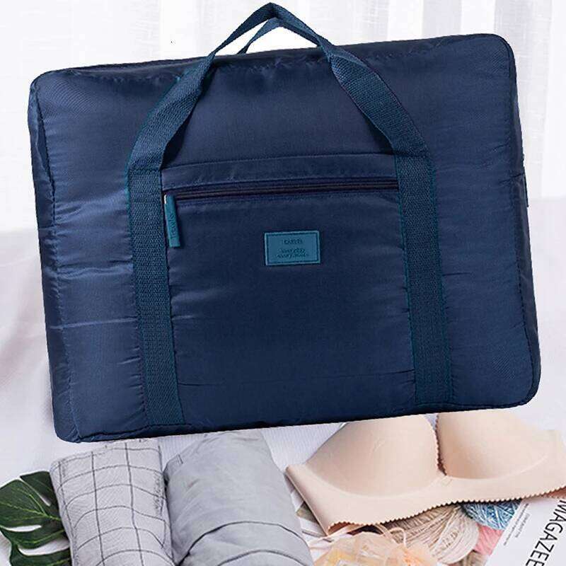 High Capacity Folding Nylon Waterproof Duffel Bag Hand Clothes Organizer Men And Women Travel Storage Y260225