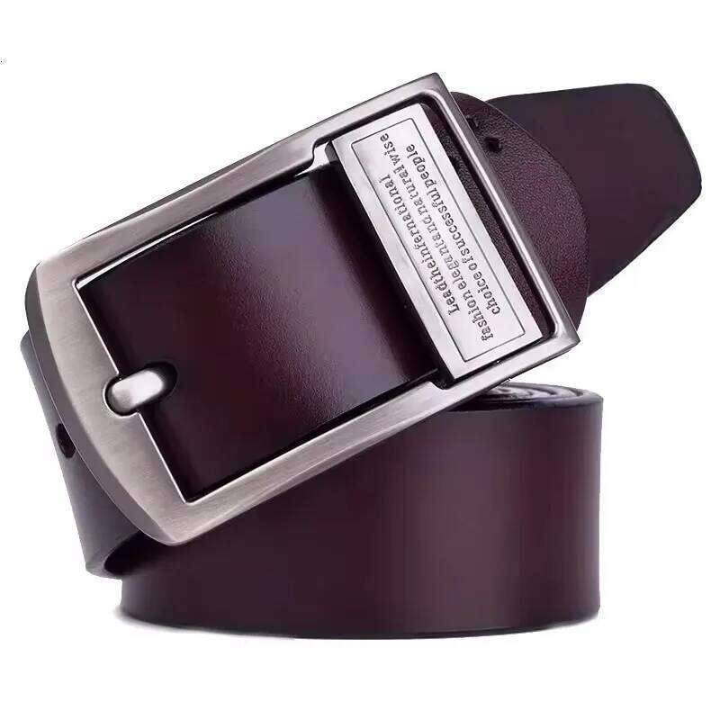 3.8CMNew Fashion Brand Strap Male Pin Buckle Designer Belts Men High Quality Genuine Leather Belt Luxury Man Military Style Y260225