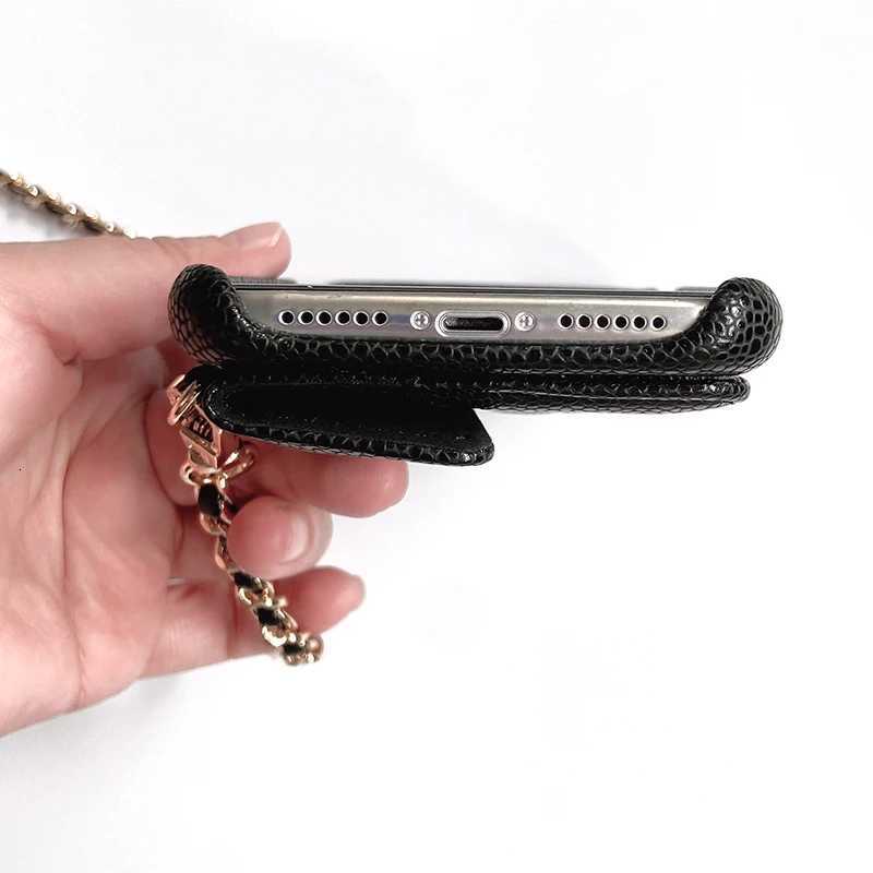 3D Camellia Leather Crossbody Phone Case with Card Holder for iPhone 14 15 16 17 Pro Max PlusT260225