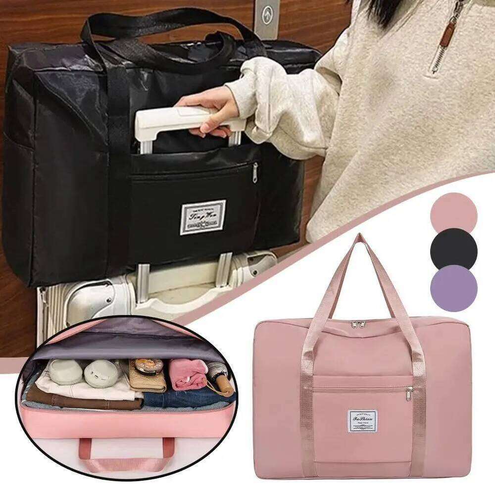 Waterproof Travel Duffle Bag Lightweight Foldable Large Capacity Adjustable Shoulder Strap Multi Color Options for Long Trips Y260225