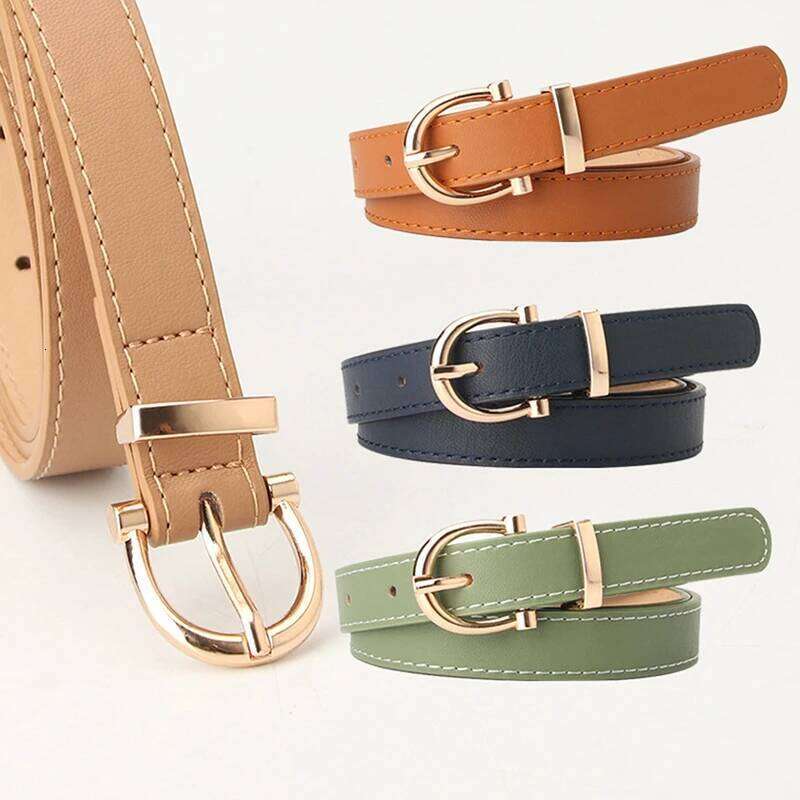 Leather Female Strap Black Brown Green Women Belts Ladies Dress Girls Pants Jean Waist Belt Y260225