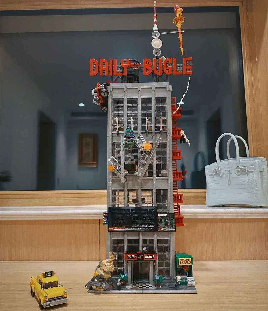 Newspaper Office Building Blocks Anniversary Set Compatible With Particles Suitable For Christmas Gifts 76178 X260225