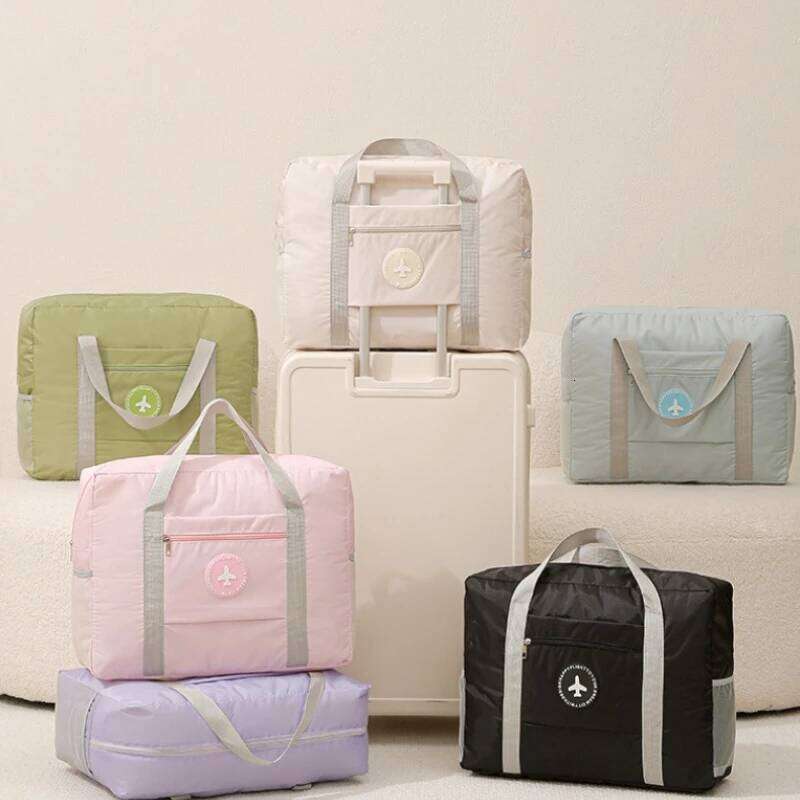 Short Distance Travel Moving Foldable Compartment Trolley Luggage Coating Storage Bag handbags Y260225