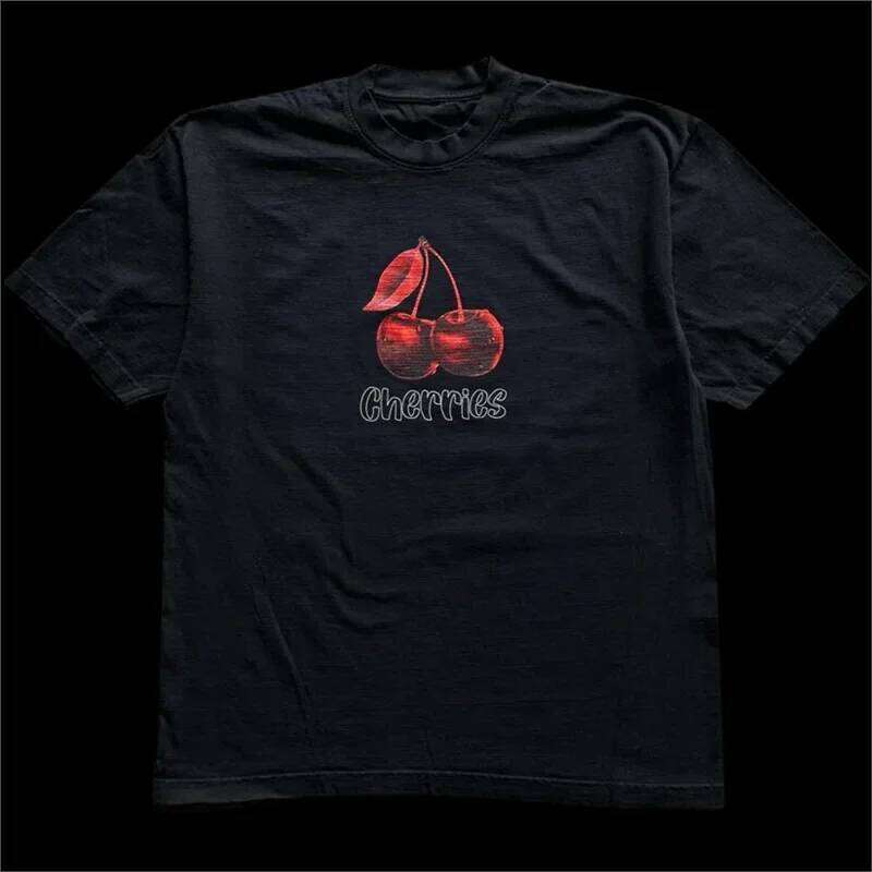 New T Shirt Classic Retro Harajuku Men Women Personalized Letter Print Pattern Top Streetwear High Quality Short Sleeved Couples C260225
