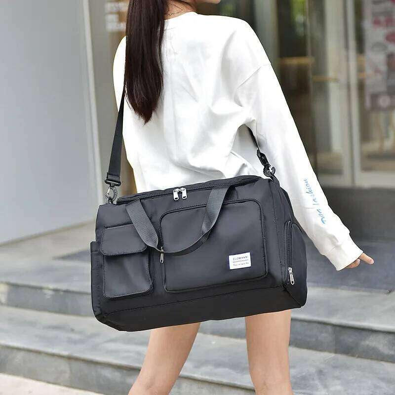 Dry Wet Separation Women's Swimming Backpack Fitness Outdoor Sports Travel Weekend Shoulder Bag Y260225