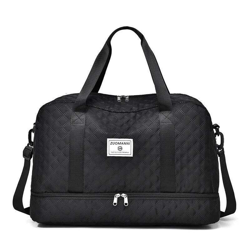 Women Large Handbag Travel Luggage Sports Dry-Wet Separation Storage Bag Shoe Compartment Trip Tote Big Capacity Duffel Purse Y260225