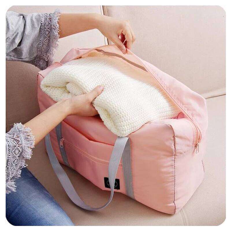 2023 New Nylon Foldable Unisex Large Capacity Bag Luggage Women WaterProof Handbags Men Travel Bags Free Shipping Y260225