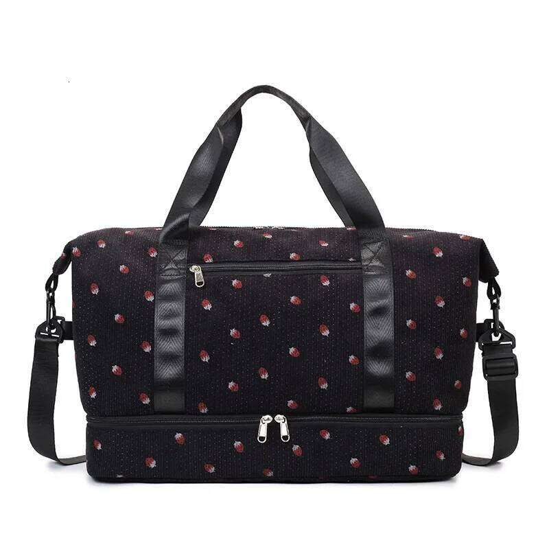 1pcs Large Capacity Travel Duffel Portable Sports Gym Lightweight Yoga Bag Short Trip Luggage Tote with Handheld Design Y260225