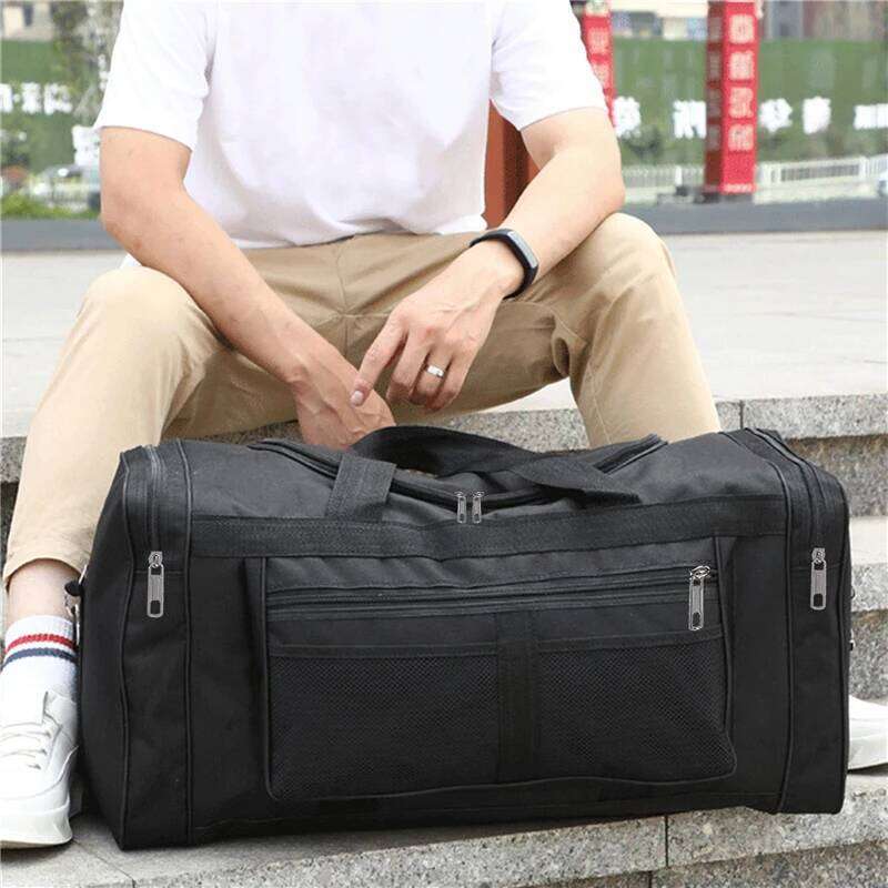 Women Nylon Travel Duffel Carry On Luggage Men Tote Large Capacity Weekender Gym Sport Holdall Overnight Bag Pouches Y260225