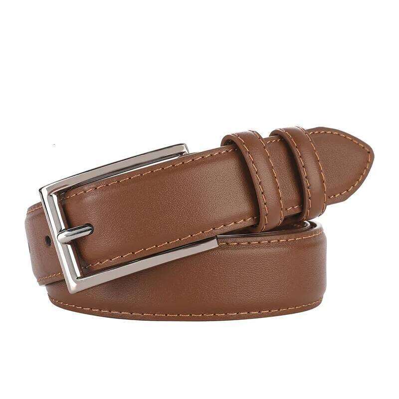 Belt for Women's Fashion Casual Accessories Luxury Design Girdle Adjustable Metal Buckle Y260225