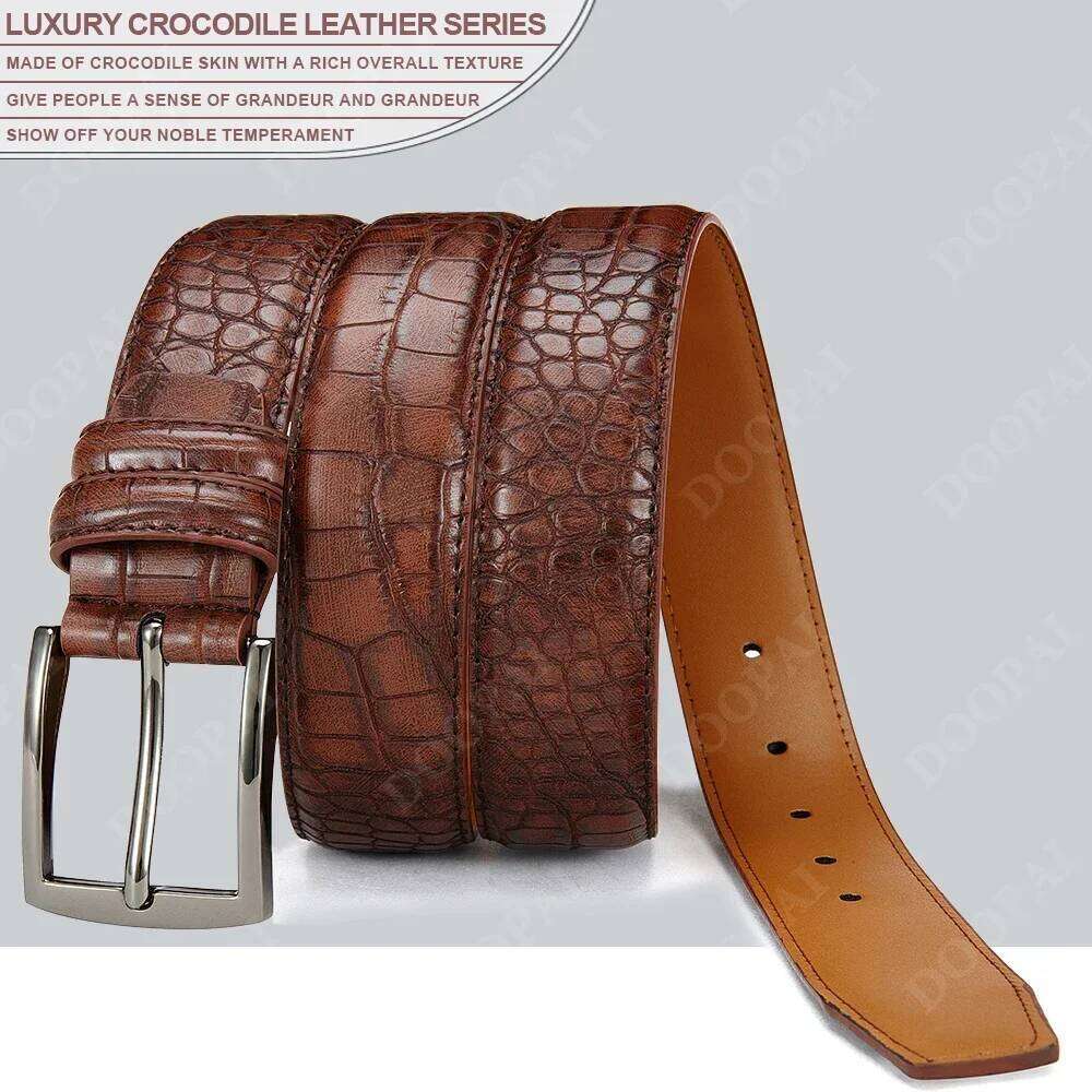 Famous Brand Business Belt Top Quality PU Luxury Leather Waist Strap Black Male Automatic Buckle Jeans Belts for Men Y260225