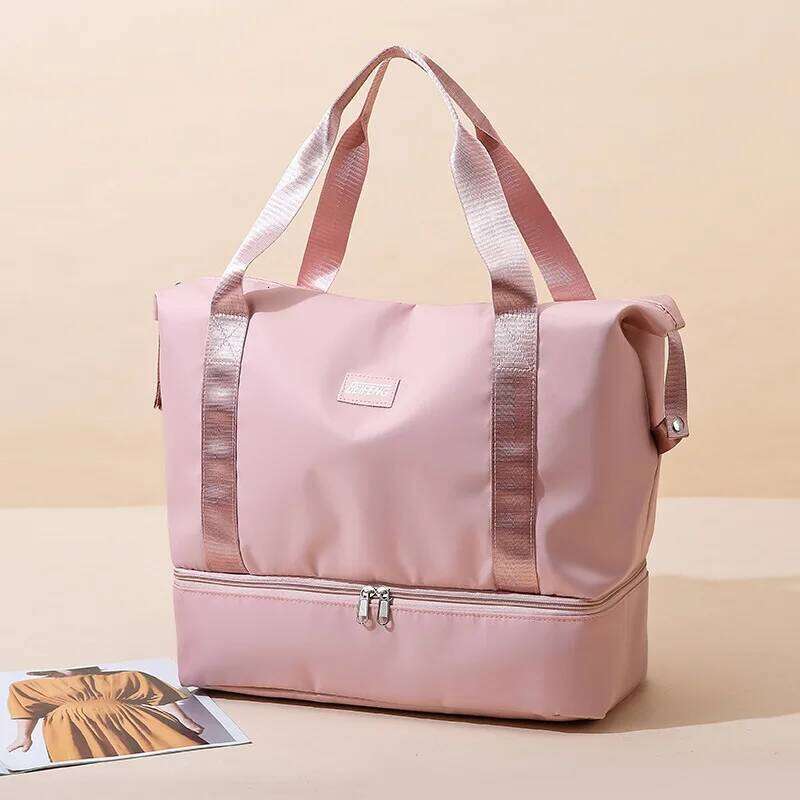 Large Capacity Lightweight Travel Sports Gym Dry Wet Handbag for Women Female Swimming Shoulder Fitness Outdoor Bag Y260225