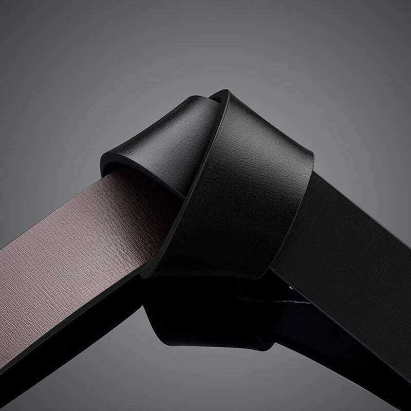 New Automatic Buckle PU Fashion Matching Men's Business Casual Belt Trendy Waist Accessories Wholesale Y260225