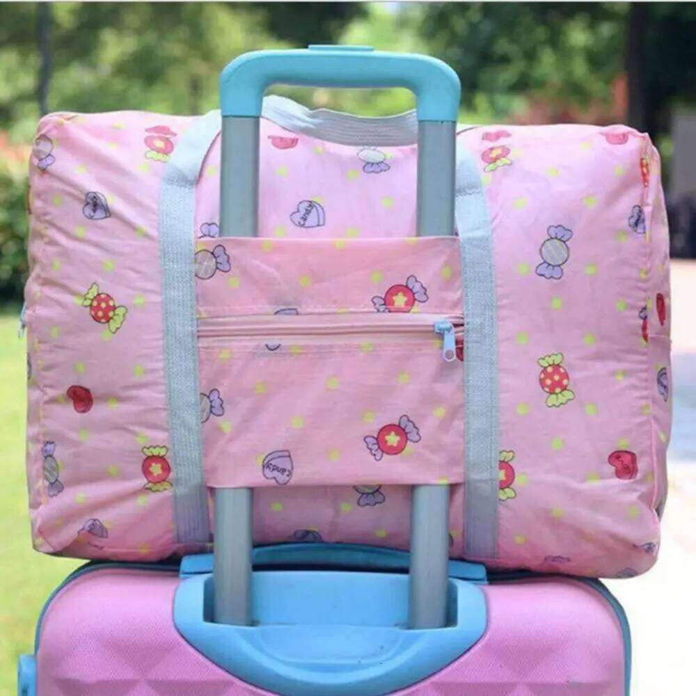 Large Capacity Foldable Waterproof Clothes Organizer Luggage Bag Carry-on Under The Seat Oxford cloth Travel Pouch Y260225