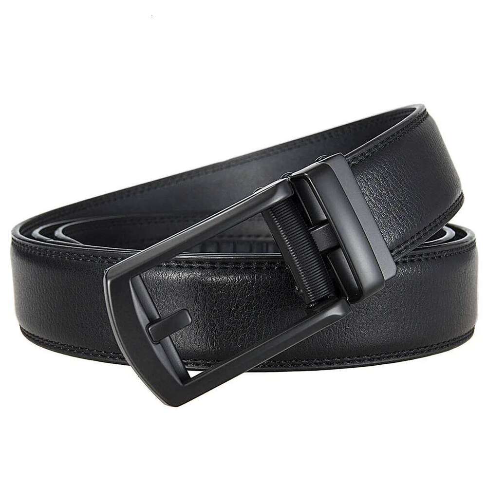 New 3cm Width Black Coffee Mens Formal Leather Belts High Quality Automatic Buckle Belt For Men Designer Luxury Y260225