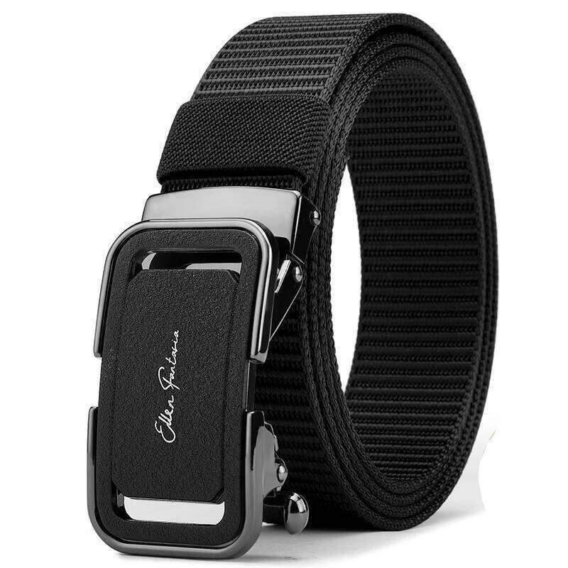 Tactical Canvas With Alloy Automatic Buckle For Men's Outdoor Casual Wear Business Belt And Father's Gifts Y260225