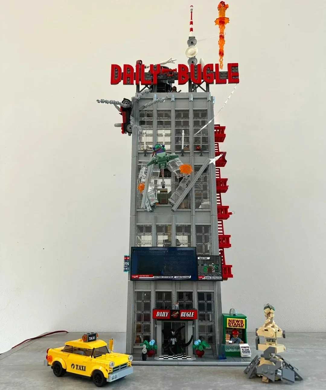 Newspaper Office Building Blocks Anniversary Set Compatible With Particles Suitable For Christmas Gifts 76178 X260225