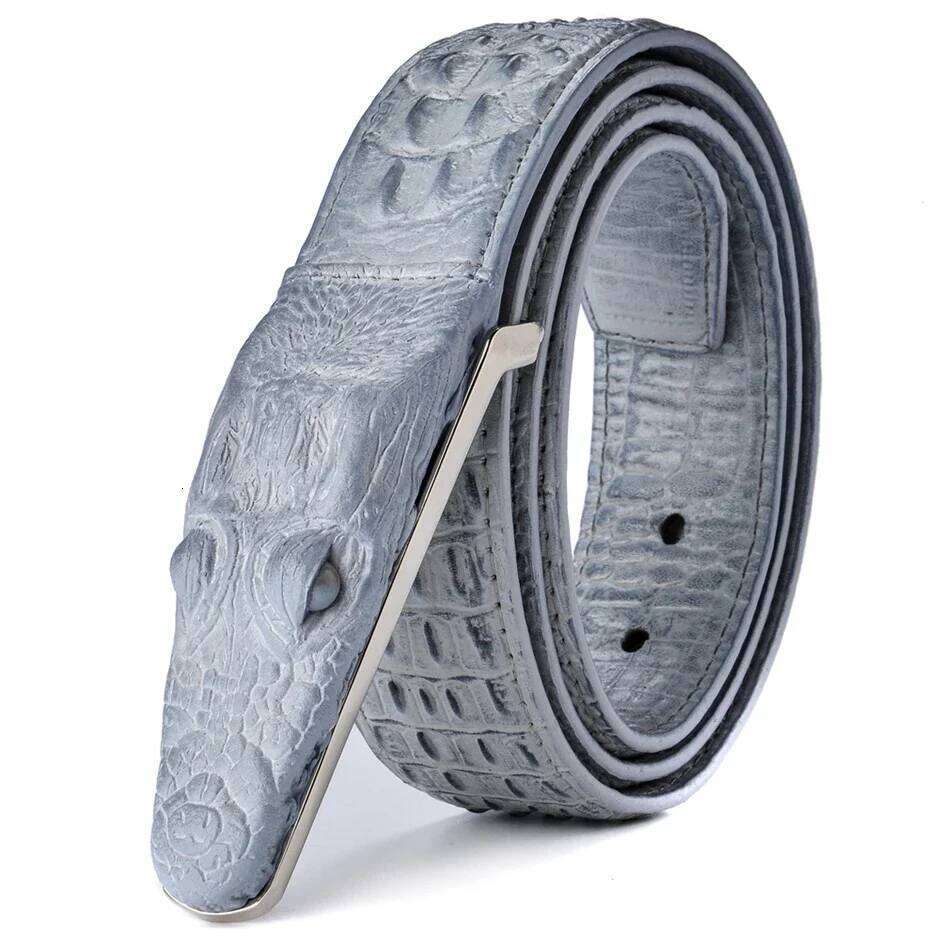 Plyesxale Brand Mens Belts Luxury Leather Designer Belt Men High Quality Ceinture Homme Crocodile Cinturones Hombre 2025 B2 Y260225