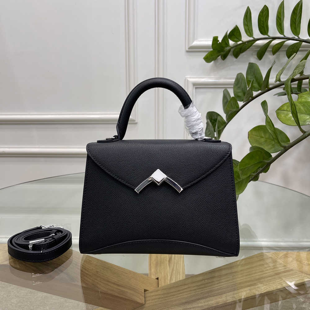 French Brand Shoulder Bags Mirror Quality Designer Bags For Women Luxury Handbags Classic Mn Buckle Crossbody Bag Black White Purses 260225